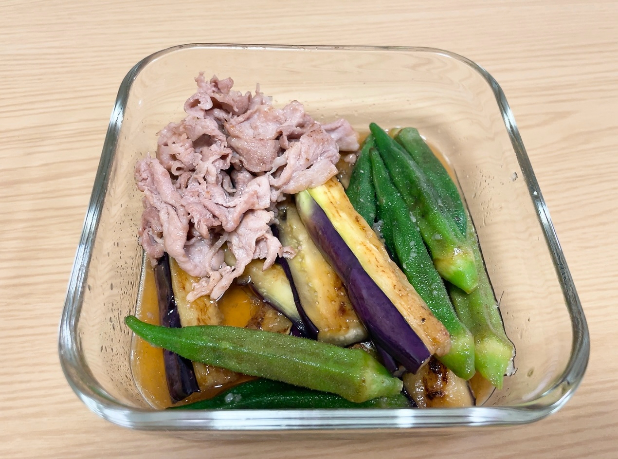 茄子とオクラの焼き浸し