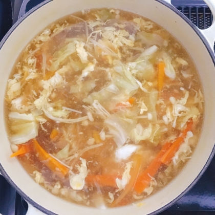 とても美味しかったです。
卵がふわっと出来ました！
キャベツが余っていたので入れてみましたが、キャベツを入れても美味しくできました。