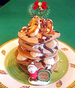 パンケーキで ゴジャースクリスマスチョコパンケーキ レシピ 作り方 By 楽天出店店舗 ウルトラミックス 楽天レシピ パンケーキで ゴジャースクリスマスチョコパンケーキ レシピ 作り方 By 楽天出店店舗 ウルトラミックス 楽天レシピ