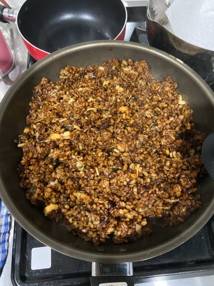 余った焼きそばの粉でチャーハン☆そばめしそば抜き