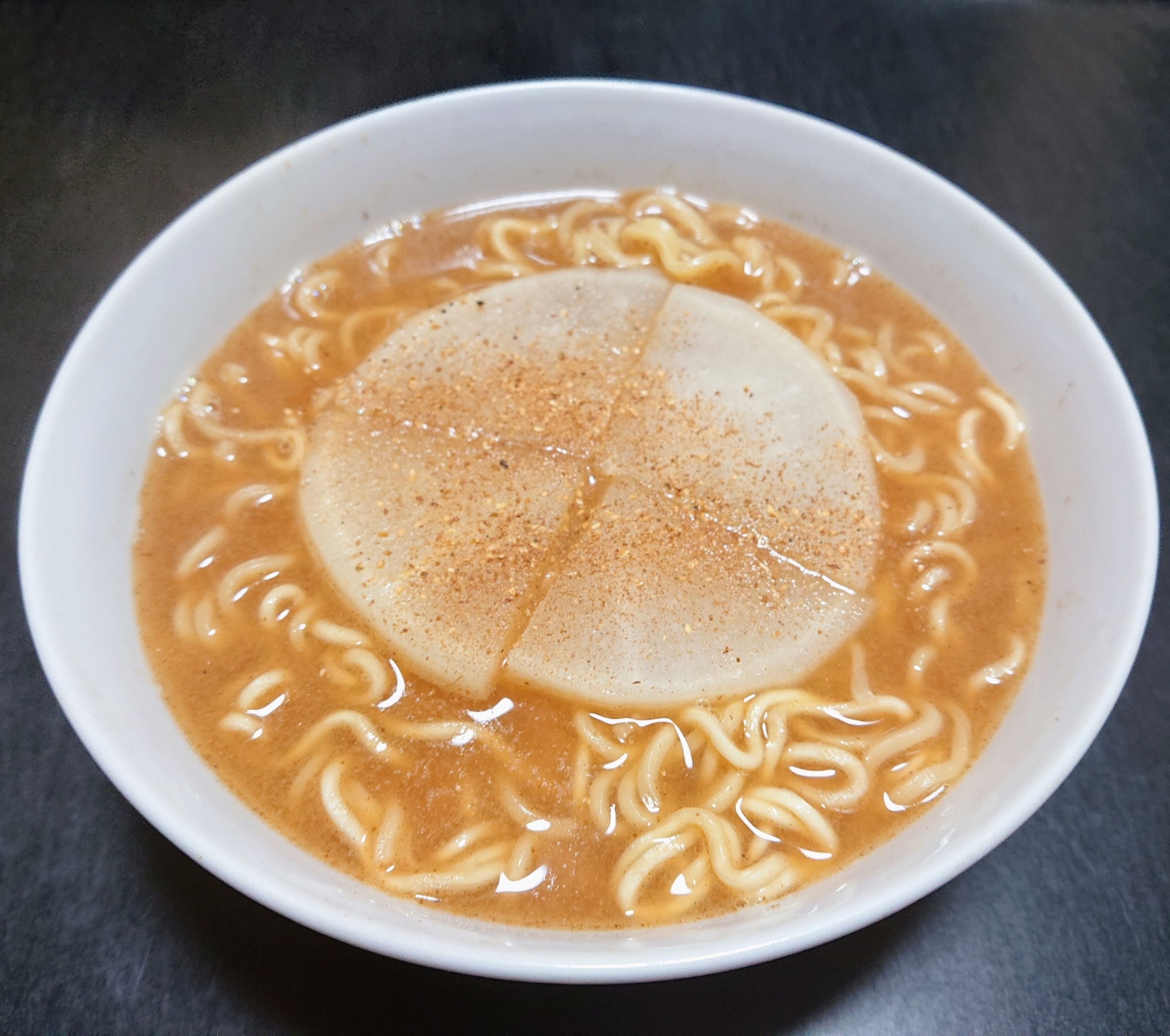 袋麺☆大根味噌汁風味噌拉麺