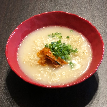 うまかっちゃんアレンジ☆キムチとんこつラーメン