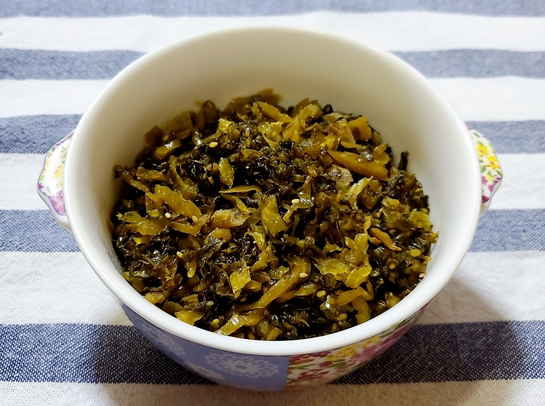高菜漬けの油炒め