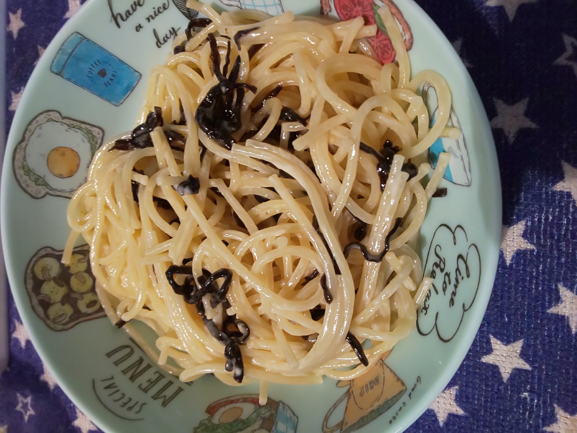 味付け簡単 塩昆布パスタ レシピ 作り方 By ハトリーナ 楽天レシピ