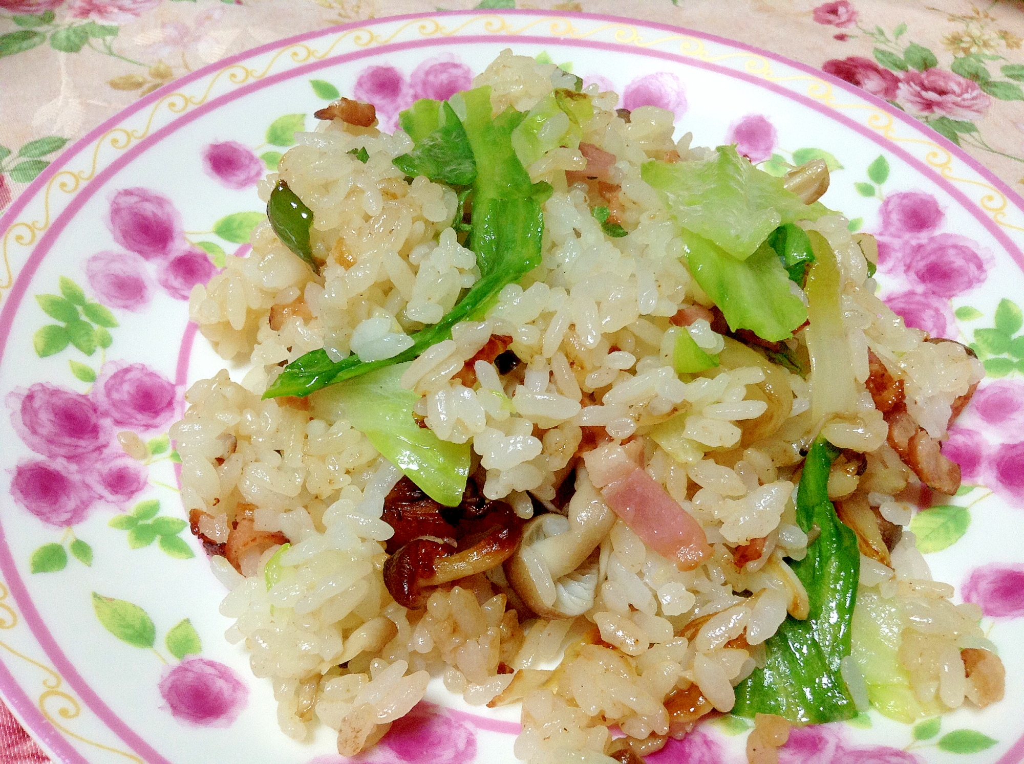 ココナッツオイルで南国風♡焼飯