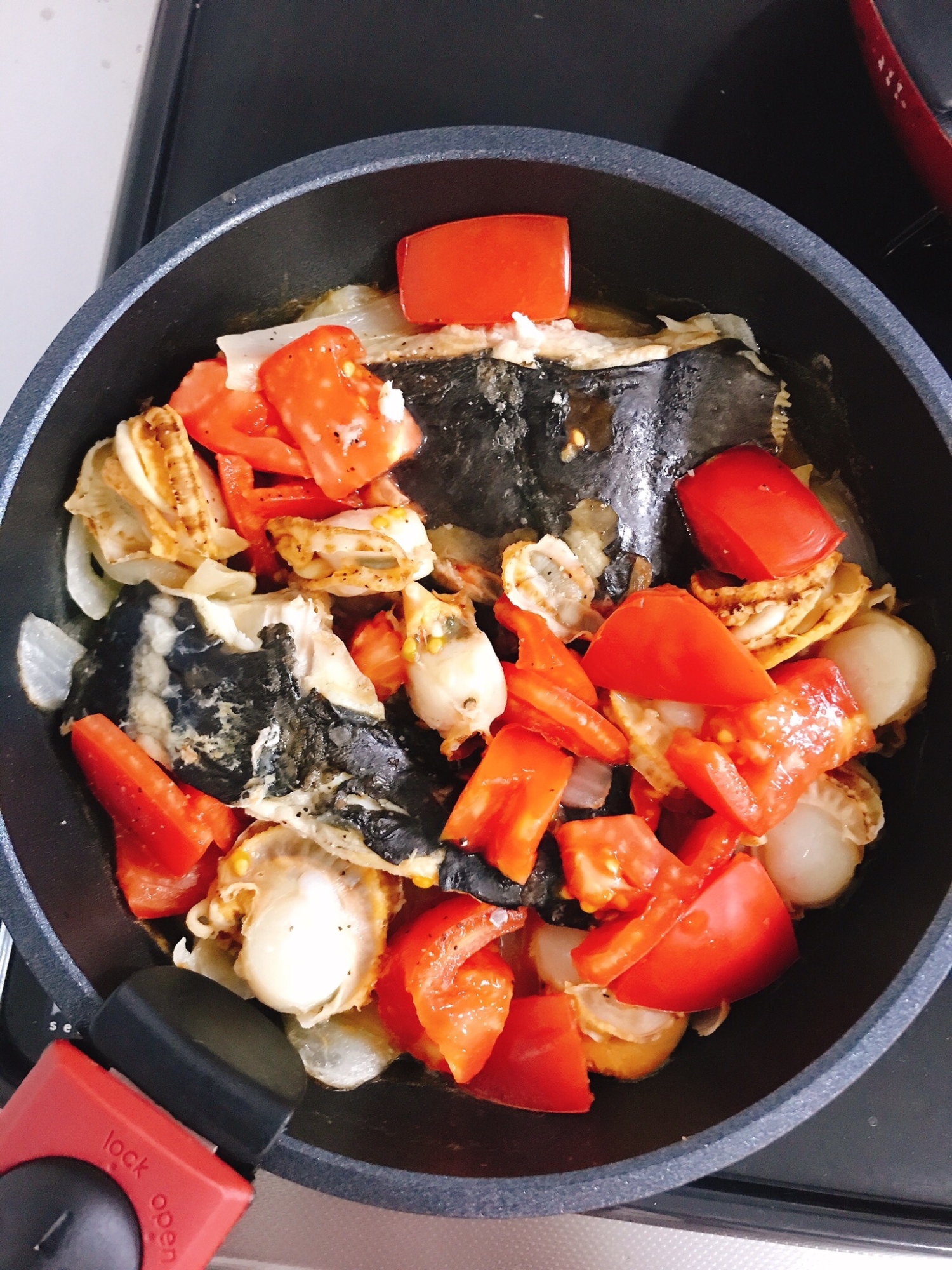 5. 赤カレイのアクアパッツァ