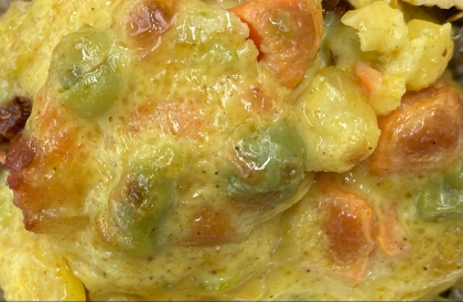 鶏肉とサツマイモのグラタン