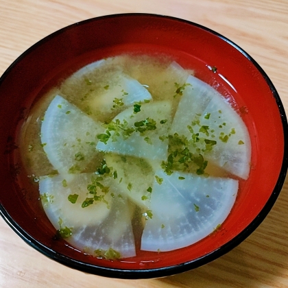 生あおさと大根のお味噌汁