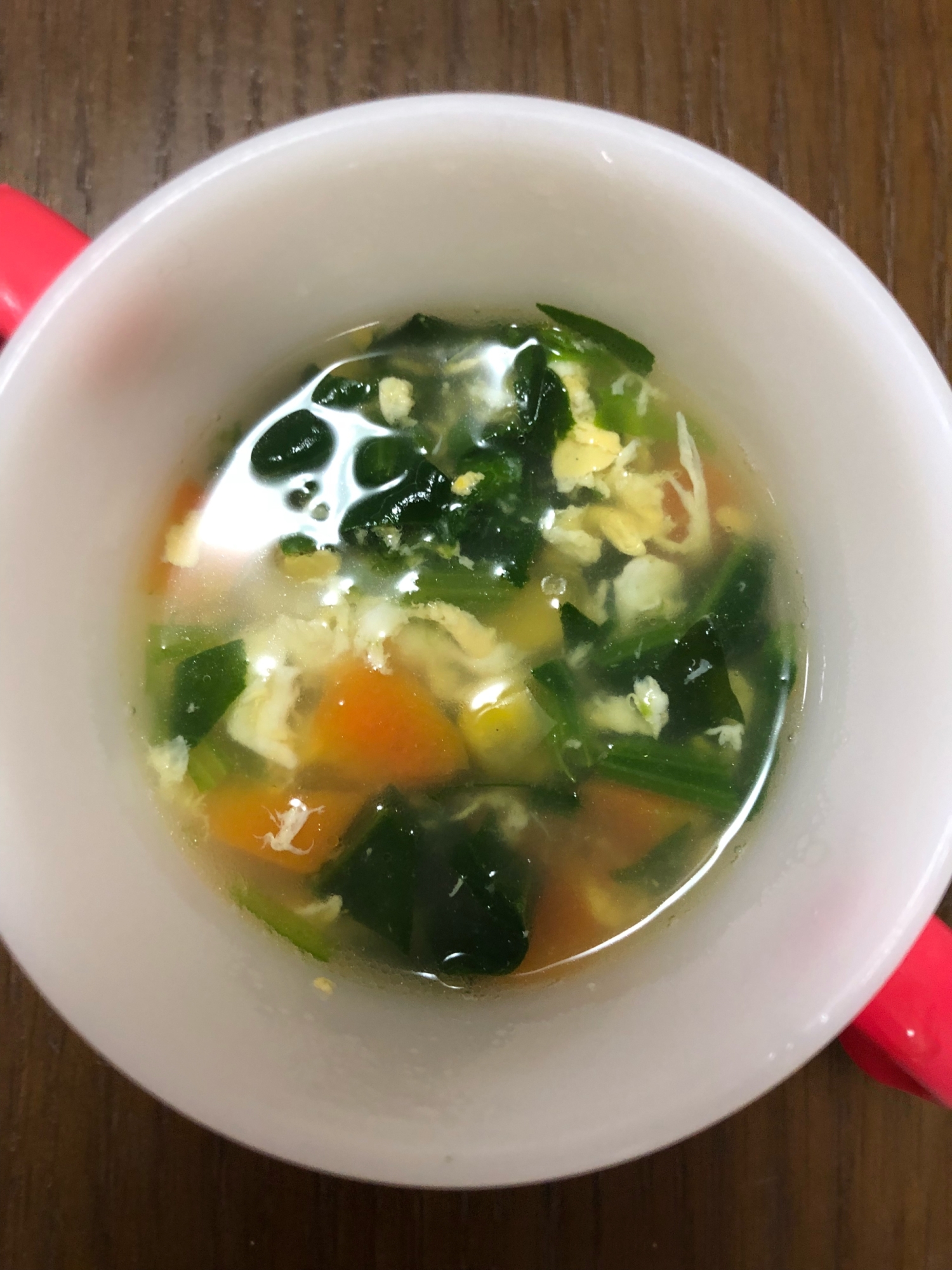 【幼児食】取り分け可能！鶏ガラ中華風スープ