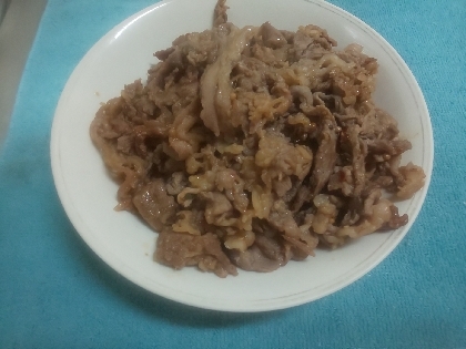 丼ではないですが、味つけ参考にさせていただいて沢山作りました。
美味しかったです(*^^*)