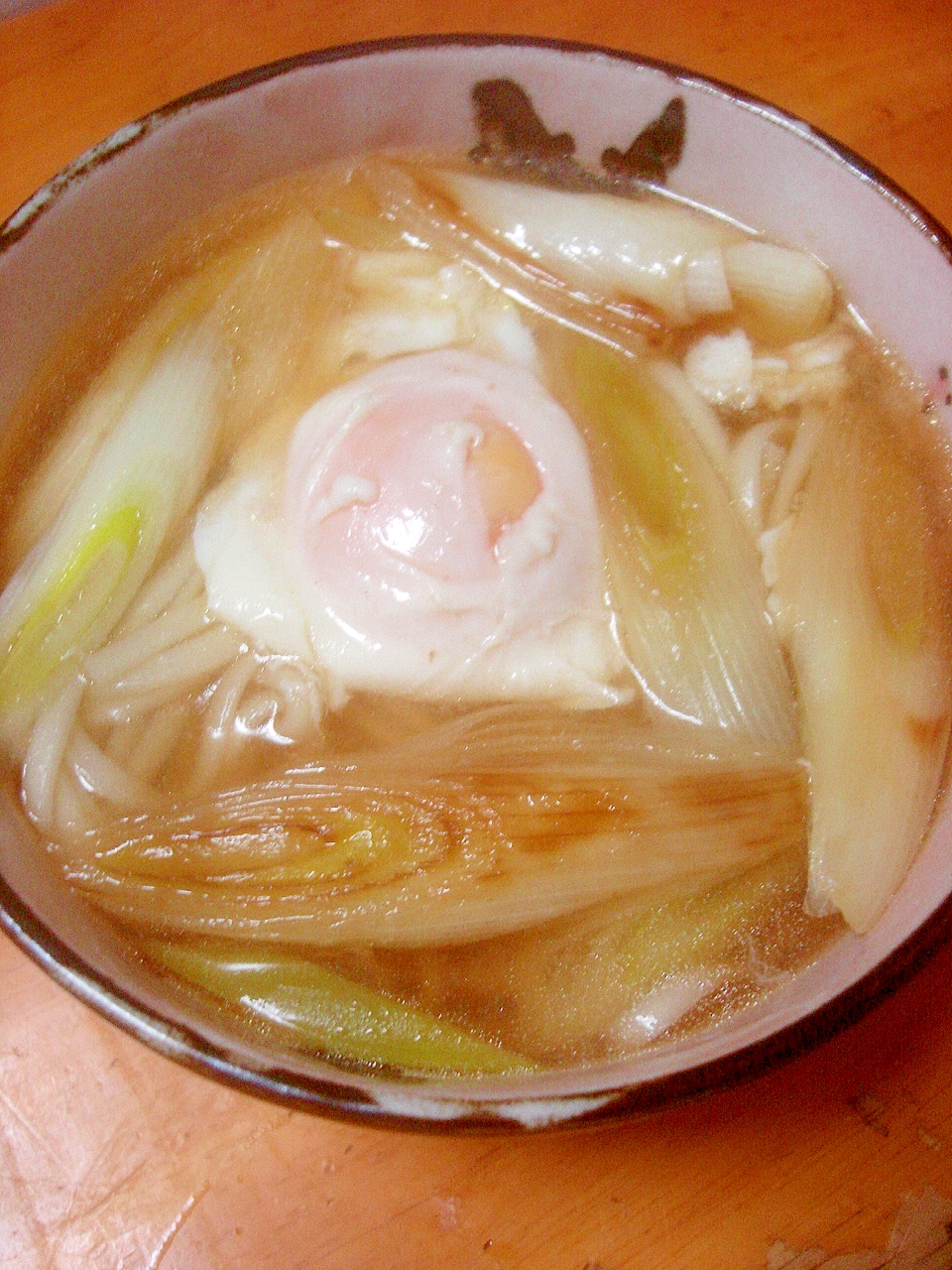 寒い夜に最適★ねぎ玉うどん