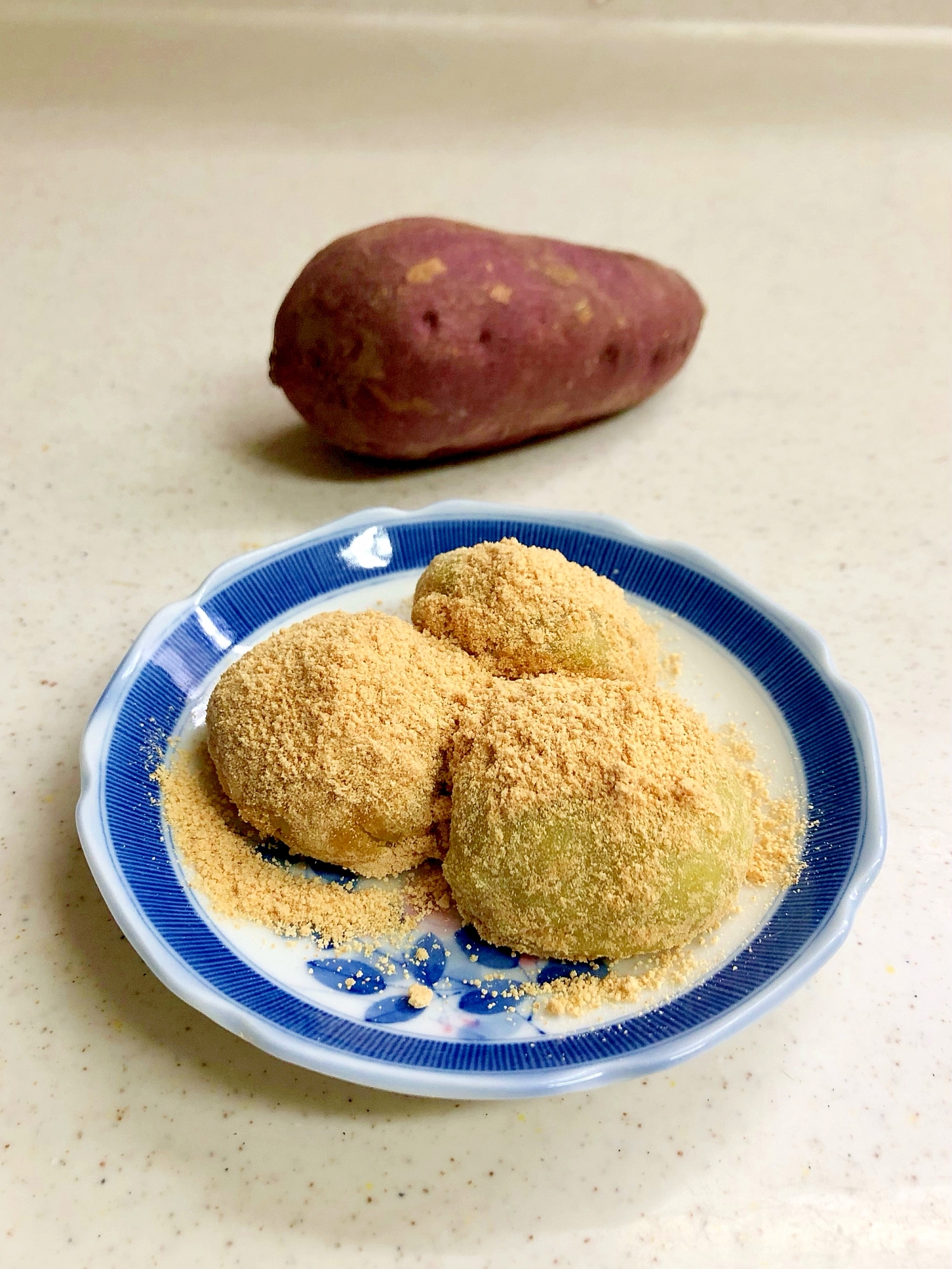 ★レンジで簡単！さつまいも餅★