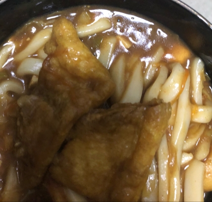 カレーうどんシンプル残りのカレー