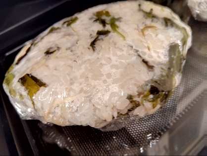 ➿野沢菜のおかか和えおにぎり➿