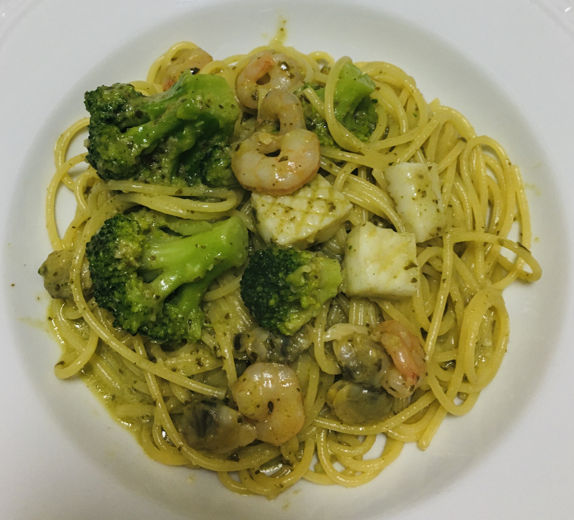 バリラで作るジェノベーゼパスタ