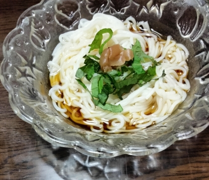 サッパリ！梅しそ素麺