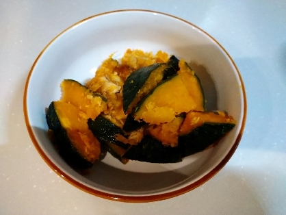 レンジで時短☆かぼちゃの挽き肉あんかけ