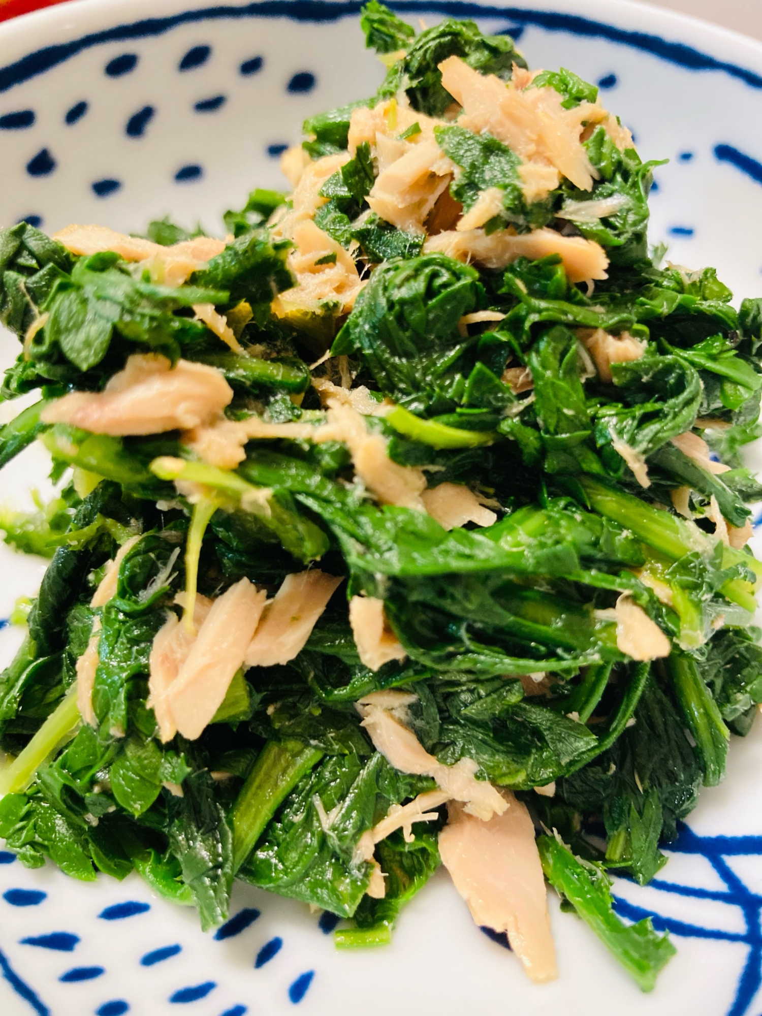 薄味好きさんの！春菊とツナの和え物