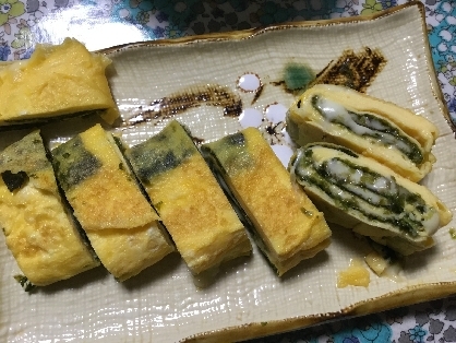 昔ながらの♥出汁巻き卵（海苔入り）