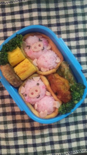 キャラ弁 ぶたさん稲荷 レシピ 作り方 By Sirahoshi 楽天レシピ