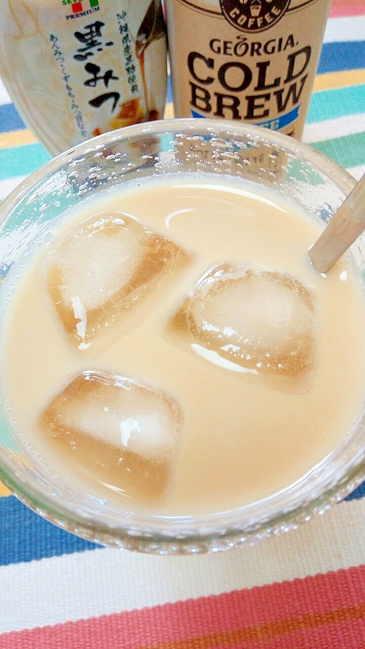 アイス☆黒蜜きなこカフェラテ♪