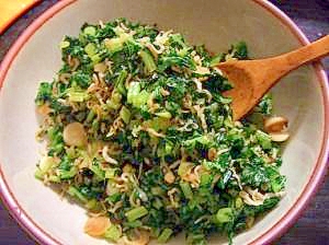 大根葉 ちりめんじゃこ炒め レシピ 作り方 By Iihi009 楽天レシピ