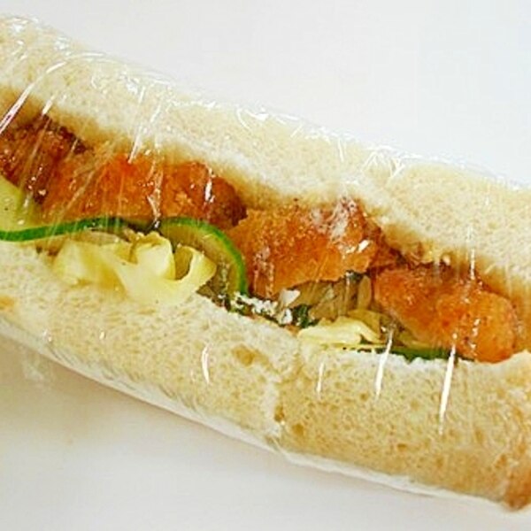 唐揚げ1個で 野菜たっぷり唐揚げサンド レシピ 作り方 By V るん 0394 楽天レシピ 唐揚げ1個で 野菜たっぷり唐揚げサンド レシピ 作り方 By V るん 0394 楽天レシピ