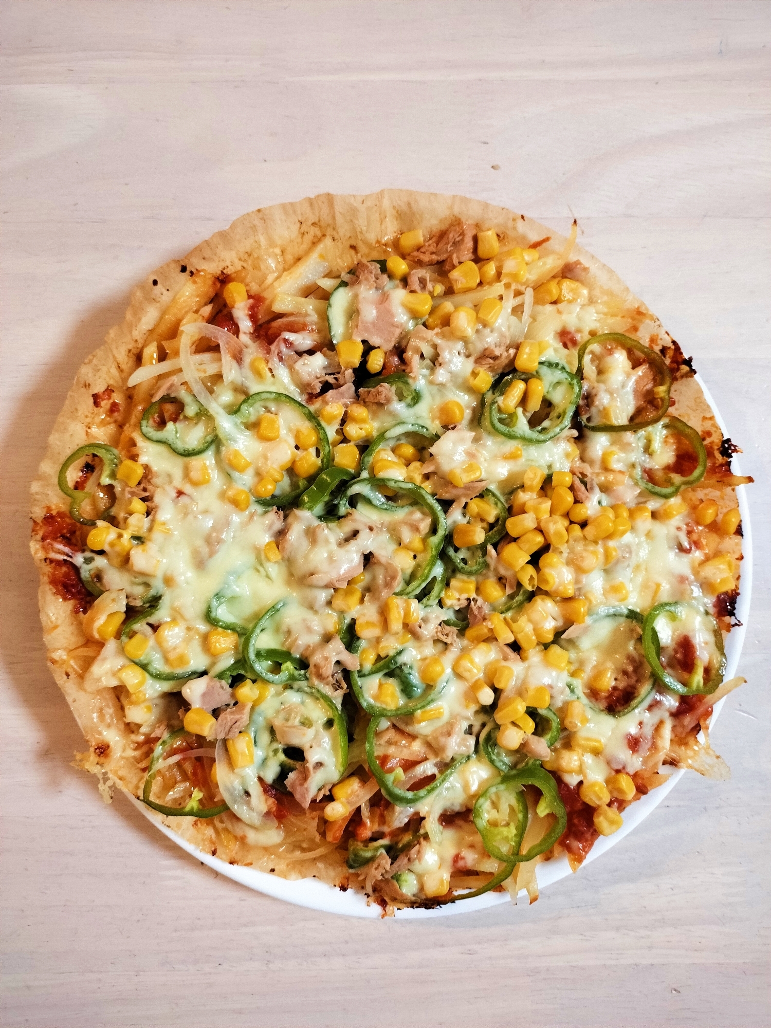 おかずになるピザ。ポテトピザ