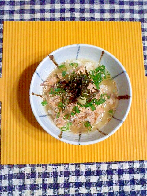 鮭缶の出汁茶漬け♪