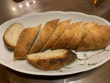 簡単！パリもちっ☆HBでフランスパン（バケット）