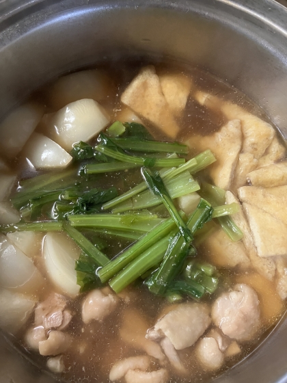 鶏肉とカブのさっぱり煮