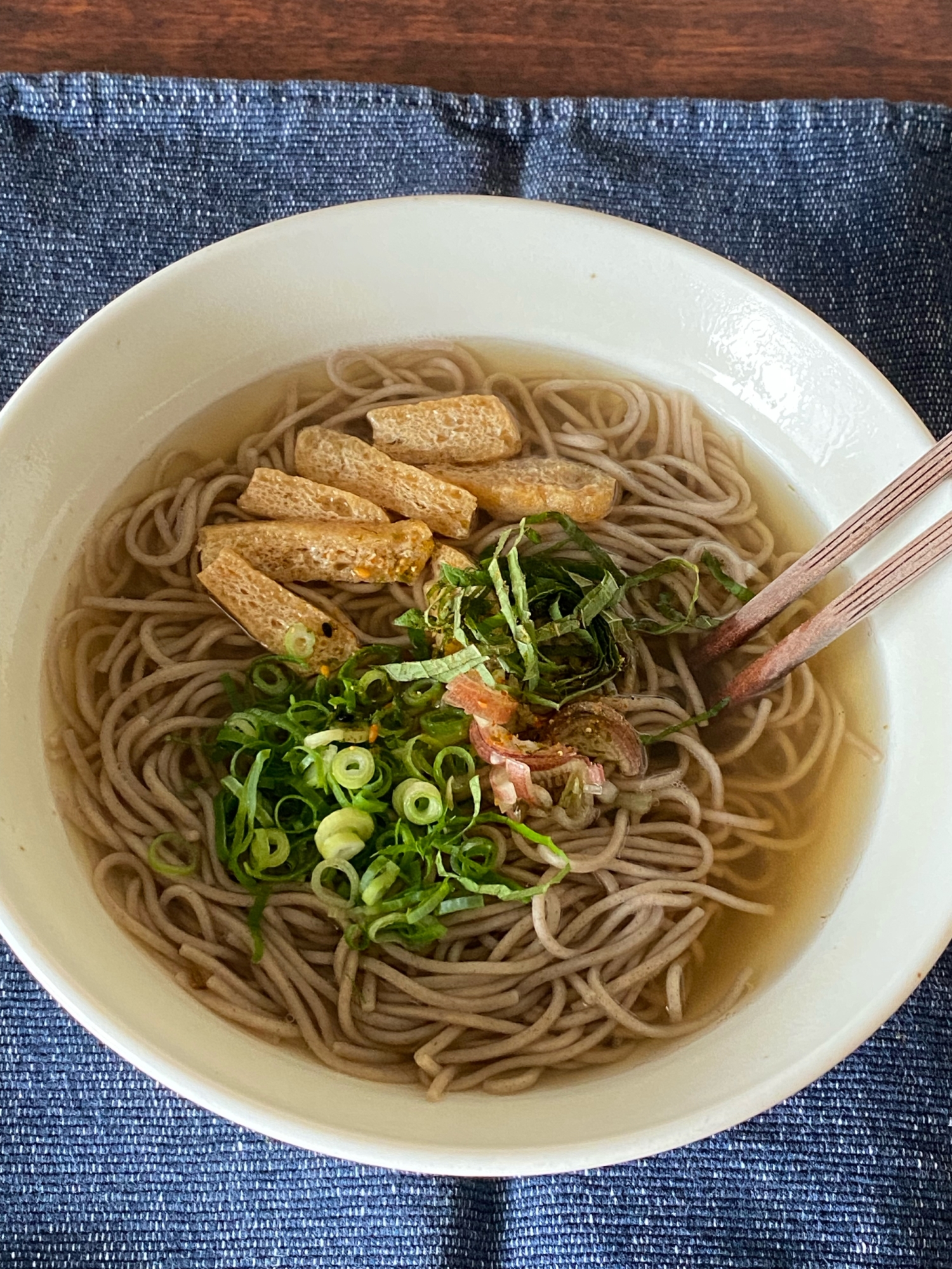 簡単！創味の出汁を使ったお蕎麦