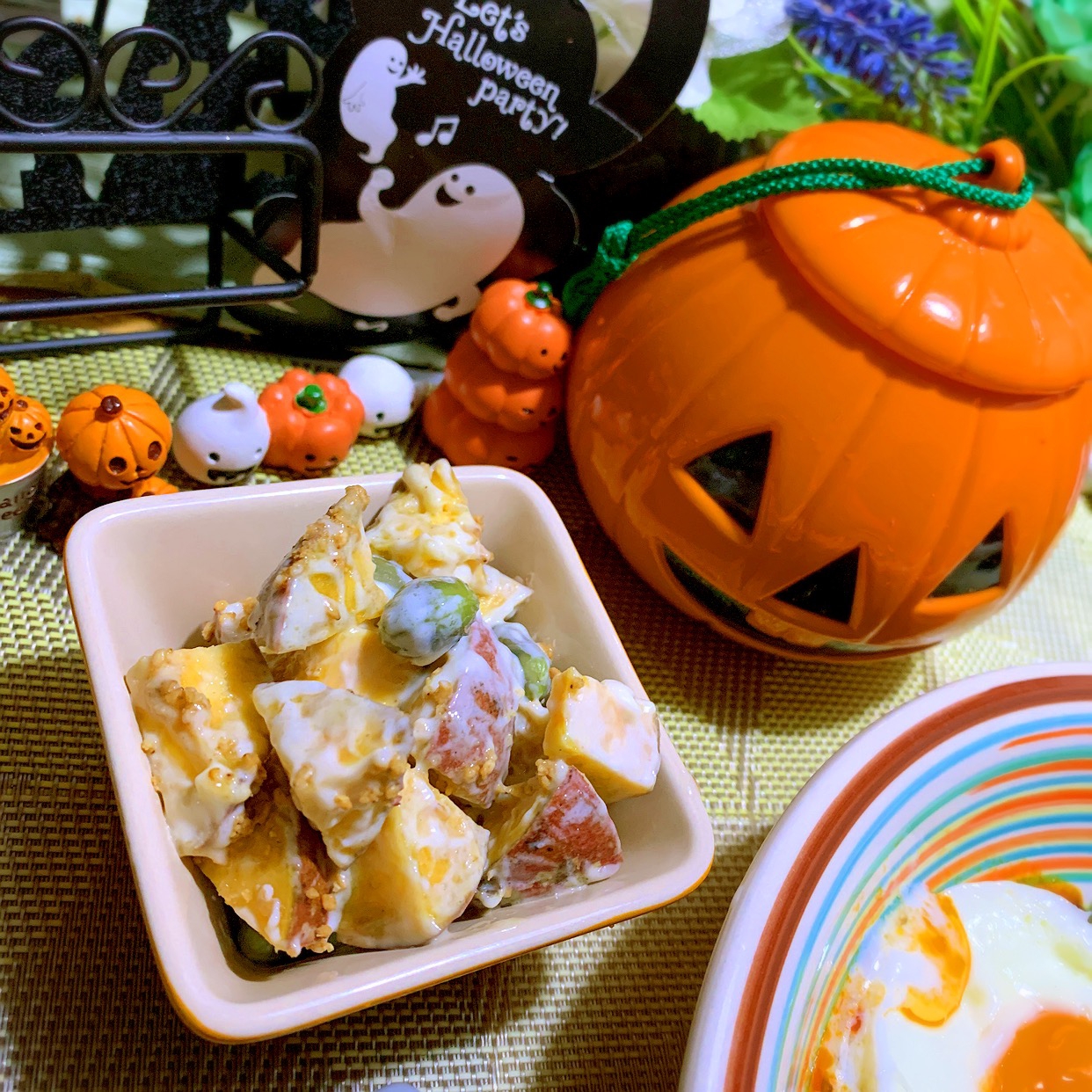 安納芋と紫ずきんのサラダ