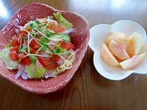 野菜たっぷりサラダラーメン