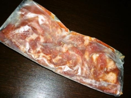 とっても便利な豚肉の冷凍保存！生姜焼き風味