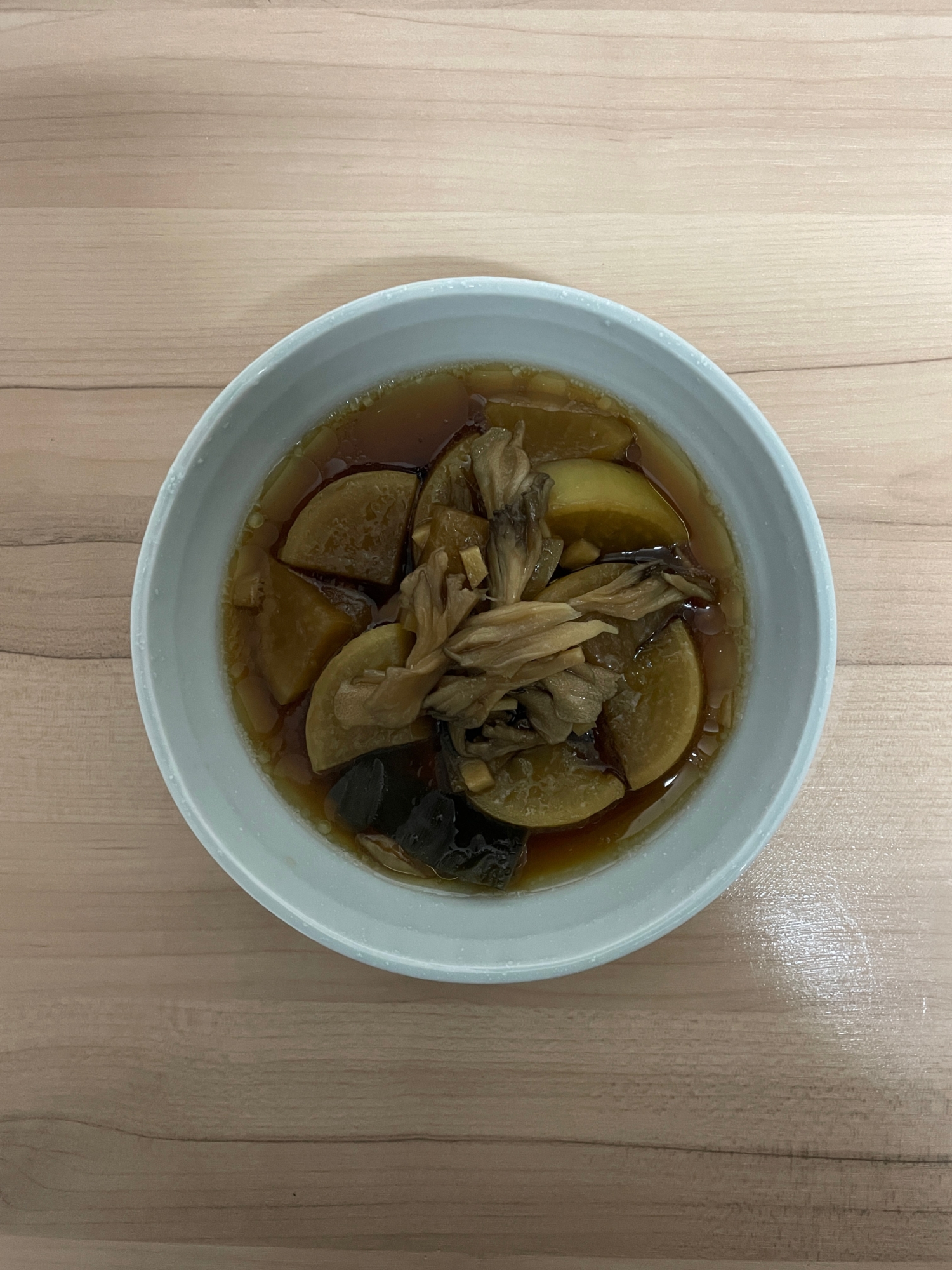 大根と舞茸の昆布生姜煮
