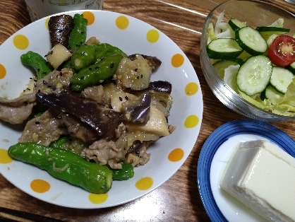 豚肉と夏野菜のスタミナ味噌炒め
