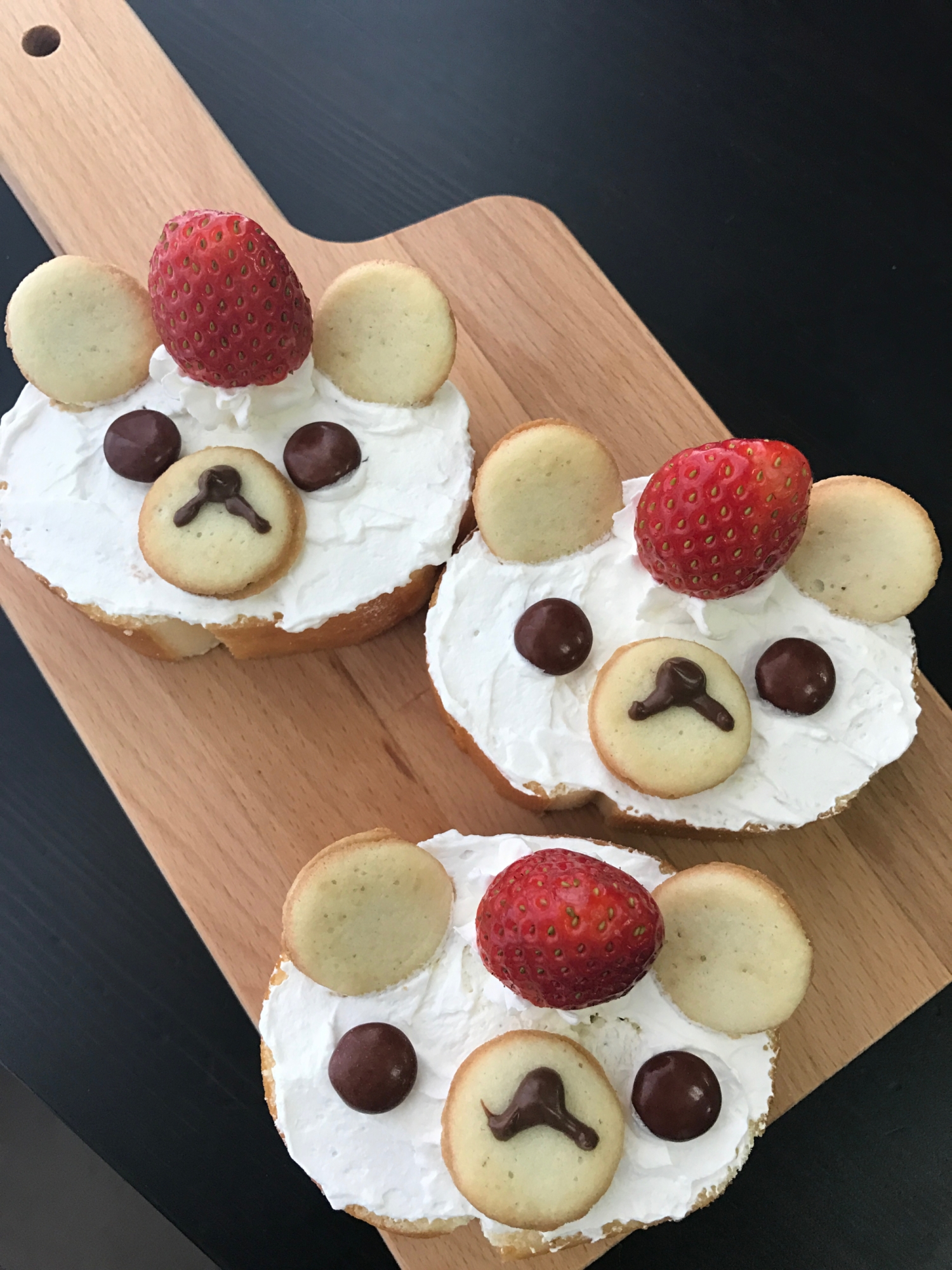 簡単くまさんケーキ♪ レシピ・作り方 by riiiiina88 - 楽天レシピ