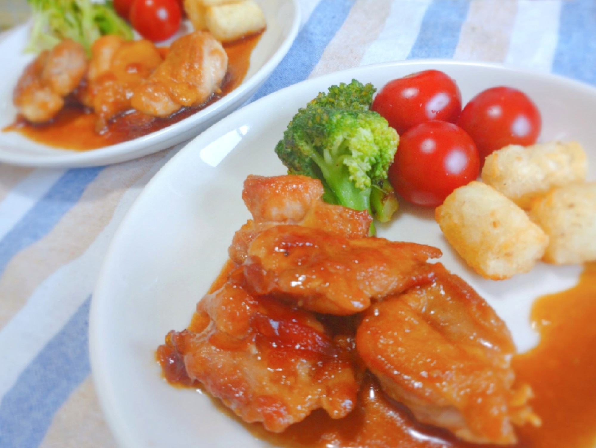 漬け込みなしで簡単☆照り焼きマーマレードチキン