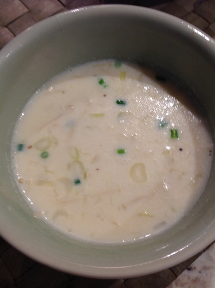 豆乳ときのこのクリーミースープ