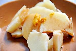 新じゃがの辛子醤油