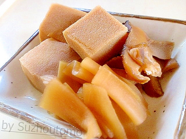 高野豆腐と干瓢と干し椎茸の甘煮 レシピ 作り方 By Suzhoutomo 楽天レシピ