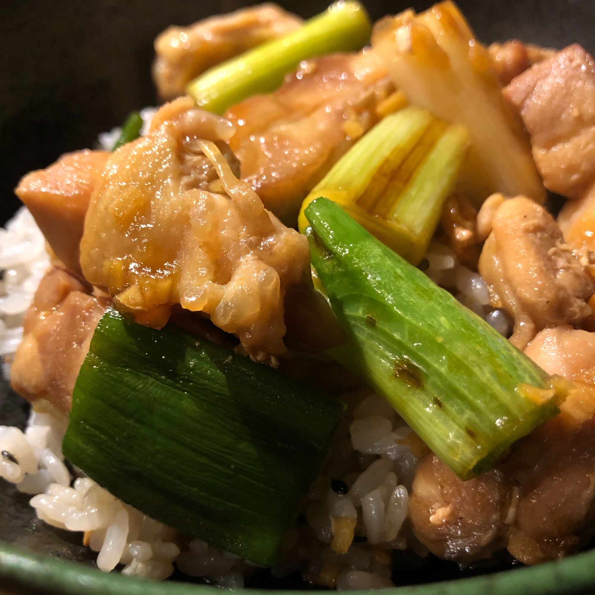 夕飯に☆フライパンで簡単♪焼鳥丼〜無添加