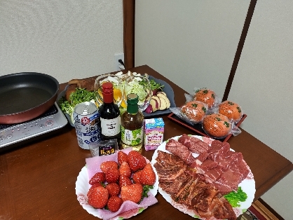 焼き肉作りました。
子供も嬉しい食べてくれました。