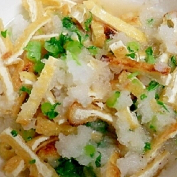 大根おろしと焼き油揚げの三杯酢和え レシピ 作り方 By 夏はぜ 楽天レシピ 大根おろしと焼き油揚げの三杯酢和え レシピ 作り方 By 夏はぜ 楽天レシピ