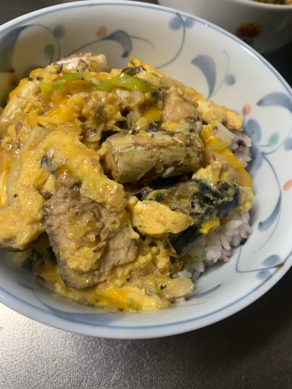 5分で簡単！味付け鯖缶の卵とじ