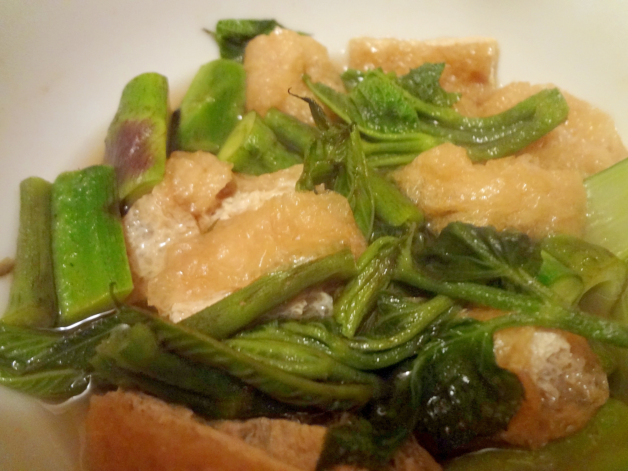 油揚げとウドの煮物 レシピ 作り方 By きゃりこ9039 楽天レシピ