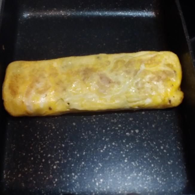 焼き豚と人参入り☆卵焼き
