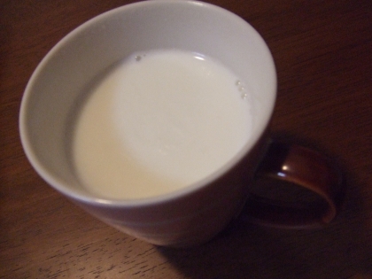 ホット練乳ミルク