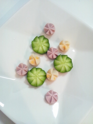 ひな祭りにぴったり 魚肉ソーセージで梅の花サラダ レシピ 作り方 By Buchiholly 楽天レシピ ひな祭りにぴったり 魚肉ソーセージで梅の花サラダ レシピ 作り方 By Buchiholly 楽天レシピ